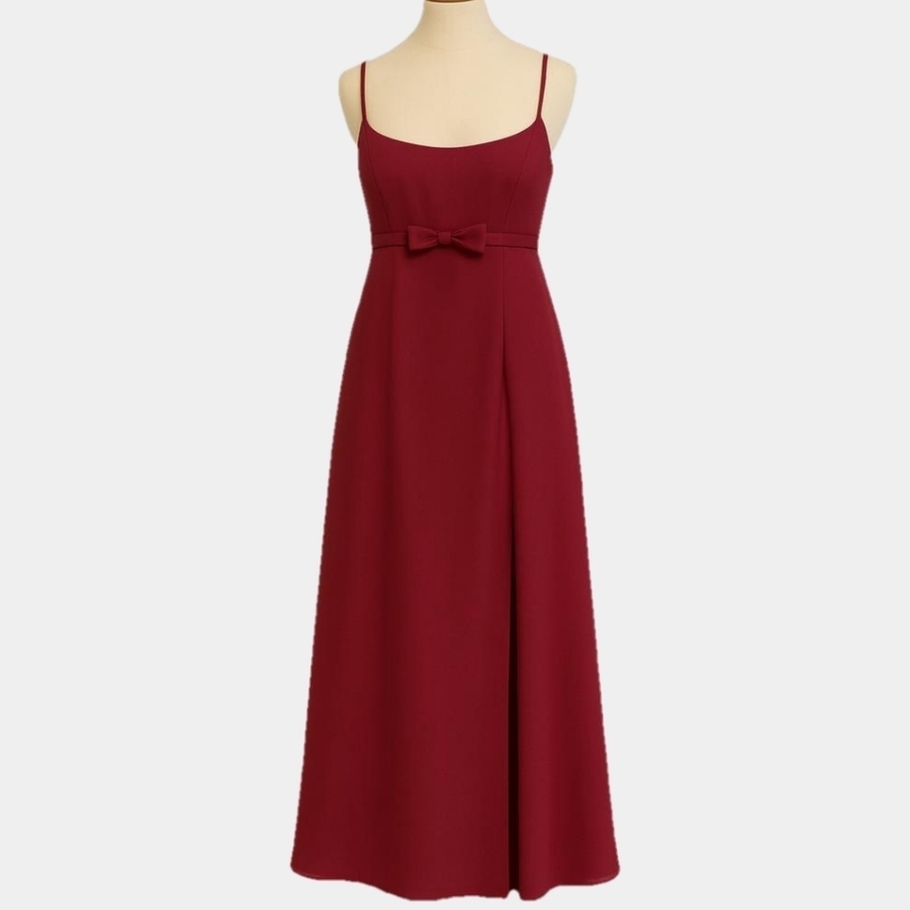 Alfred Angelo Empire Waist Spaghetti Strap Maxi Dress Size 14